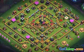 COC Town Hall 14 Baslayouter: Farming & Trophy Maps #15802
