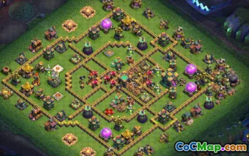 CoC Town Hall 14 Base Layouts: Farming & Trophy Maps #17343