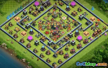 Coc Town Hall 14 기본 레이아웃 : 농업, 트로피 및 기타 #13520