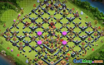 CoC Town Hall 14 Base Layouts: Funny, Farming & Hybrid Maps #17588