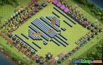 CoC Town Hall 14 Base Layouts & Funny Maps - Copy Now! #16820