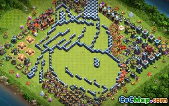 CoC Town Hall 14 Base Layouts: Funny & Trophy Maps #17553