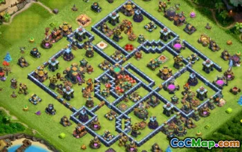 COC Town Hall 14 Base Düzenleri: Ev, Kupa ve Savaş Haritaları #14833
