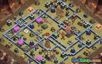 COC Town Hall 14 Base Düzenleri: Ev, Kupa ve Savaş Haritaları #14842