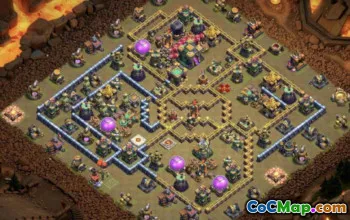 CoC Town Hall 14 Base Layouts: Home, Trophy & War Maps #15527