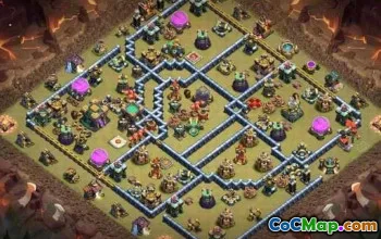 COC Town Hall 14 Base Düzenleri: Ev, Kupa ve Savaş Haritaları #15634