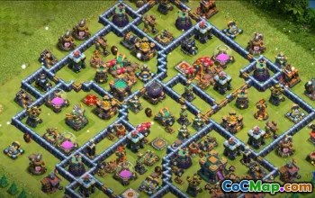 COC Town Hall 14 Base Düzenleri: Ev, Kupa ve Savaş Haritaları #15742