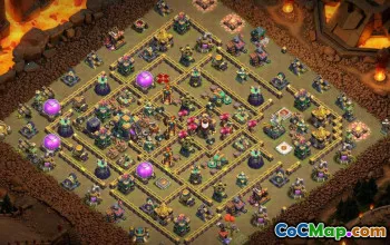 CoC Town Hall 14 Base Layouts: Home, Trophy & War Maps #16990