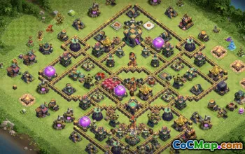COC Town Hall 14 Baslayouter: Hem, War & Farming Maps #16404