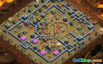 COC Town Hall 14 Base Düzenleri: Ev, Savaş, Çiftçilik ve Daha Fazlası #13480