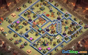 COC Town Hall 14 Baslayouter: Home & War Maps #12920