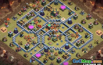 COC Town Hall 14 ბაზის განლაგება: მთავარი, ომი და რუქები #12999