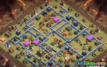 COC Town Hall 14 ბაზის განლაგება: მთავარი, ომი და რუქები #13000