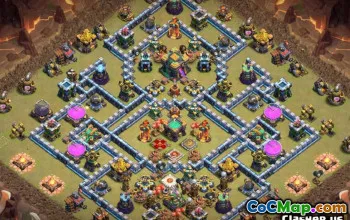 Tòa thị chính Coc 14 Bố cục cơ sở - Bản đồ về nhà, chiến tranh & cúp #13557