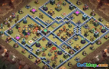 COC Town Hall 14 Base Düzenleri: Ev, Savaş ve Kupa Haritaları #13781