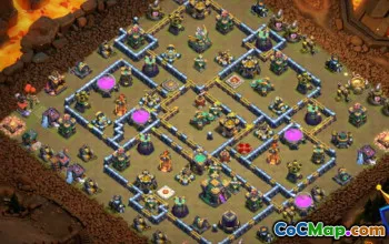 COC Town Hall 14 Base Düzenleri: Ev, Savaş ve Kupa Haritaları #14552