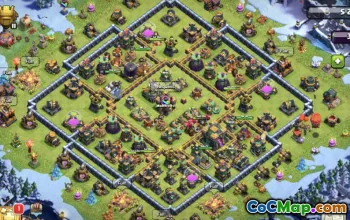 CoC Town Hall 14 Base Layouts: Home, War & Trophy Maps #15221