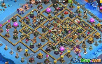 COC Town Hall 14 Base Düzenleri: Ev, Savaş ve Kupa Haritaları #15558