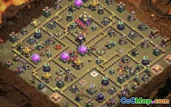 CoC Town Hall 14 Base Layouts - Home, War, Trophy Maps #16511