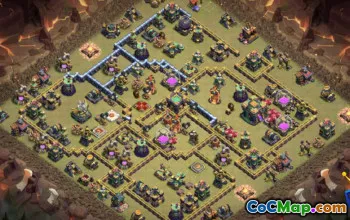 CoC Town Hall 14 Base Layouts: Home, War, & Trophy Maps #16784