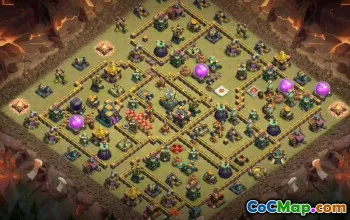 CoC Town Hall 14 Base Layouts: Home, War & Trophy Maps #17039