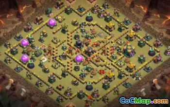 CoC Town Hall 14 Base Layouts: Home, War & Trophy Maps #17104