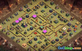 CoC Town Hall 14 Base Layouts: Home, War & Trophy Maps #17195