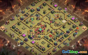 CoC Town Hall 14 Base Layouts: Home, War & Trophy Maps #17265