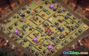 CoC Town Hall 14 Base Layouts: Home, War & Trophy Maps #17568