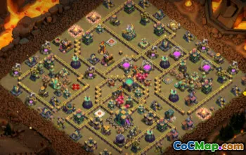 CoC Town Hall 14 Base Layouts: Home, War & Trophy Maps #26880