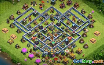 COC TOWAL HALL 14 Baseoppsett og lenker - Kopier nå! #13630