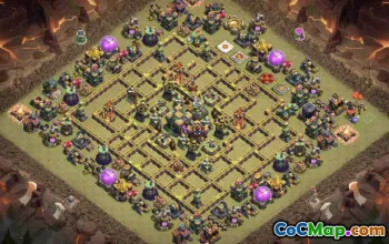 COC Town Hall 14 Base Düzenleri ve Home Village için Bağlantılar #15686