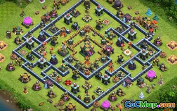 Coc Town Hall 14 Basislayouts & Links | Home & War Maps #12888