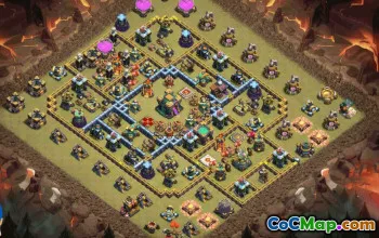 CoC Town Hall 14 Base Layouts & Links | War & Trophy Bases #30658
