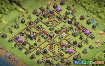 CoC Town Hall 14 Base Layouts & Links | War, Trophy, Home Village #27680