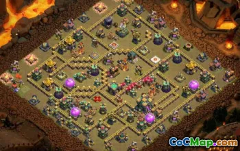CoC Town Hall 14 Base Layouts & Links | War, Trophy, Home Village #27751