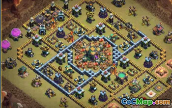 CoC Town Hall 14 Base Layouts & Links | War, Trophy, Home Village #27828
