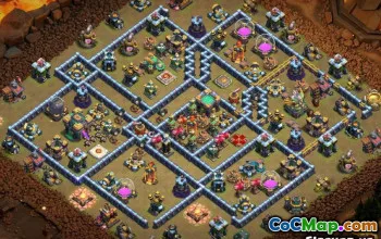 COC Town Hall 14 ბაზის განლაგება და რუქები | დააკოპირეთ ბმულები აქ #13044