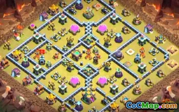 Coc Town Hall 14 Basislayouts & Karten | Kopieren Sie Links hier #13510