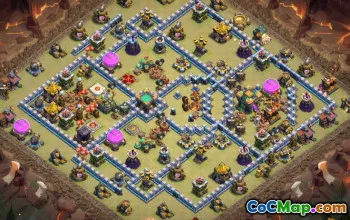 Coc Town Hall 14 Basislayouts & Karten - jetzt kopieren! #12869