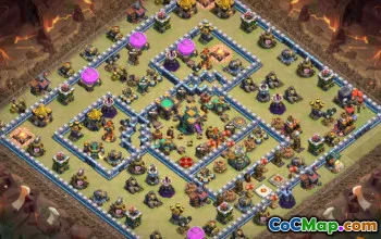 Coc Town Hall 14 Basislayouts & Karten - jetzt kopieren! #12870