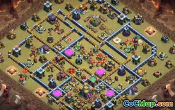 Coc Town Hall 14 Basislayouts & Karten - jetzt kopieren! #12912