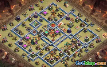 COC Town Hall 14 Baslayouter & Maps - Kopiera nu! #12919