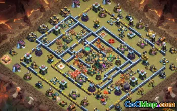 COC市政厅14基本布局和地图 - 立即复制！ ＃12950