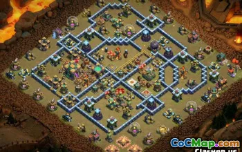 COC市政厅14基本布局和地图 - 立即复制！ ＃13117
