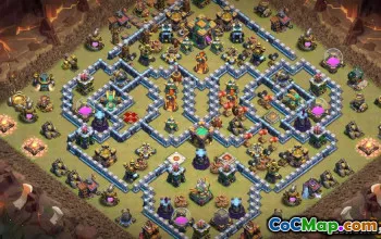 COC Town Hall 14 Base Layouts & Maps - Kopier nå! #13290
