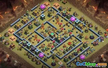 Tòa thị chính Coc 14 Bố cục cơ sở & Bản đồ - Sao chép ngay! #14004