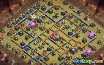 CoC Town Hall 14 Base Layouts & Maps - Copy Now! #15144