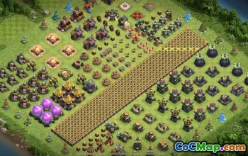 Coc Town Hall 14 Basislayouts & Karten - Kopie & Fortschritt #16048