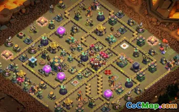 COC Town Hall 14 Base Düzenleri: Haritalar ve Tasarımlar #15947